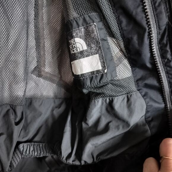 M824)The North Face Boys Full Zip Gray Black Dryvent Hoodie Jacket S 7/8 NFA3NNV - Picture 5 of 8